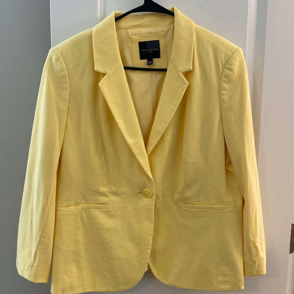 The Limited yellow blazer